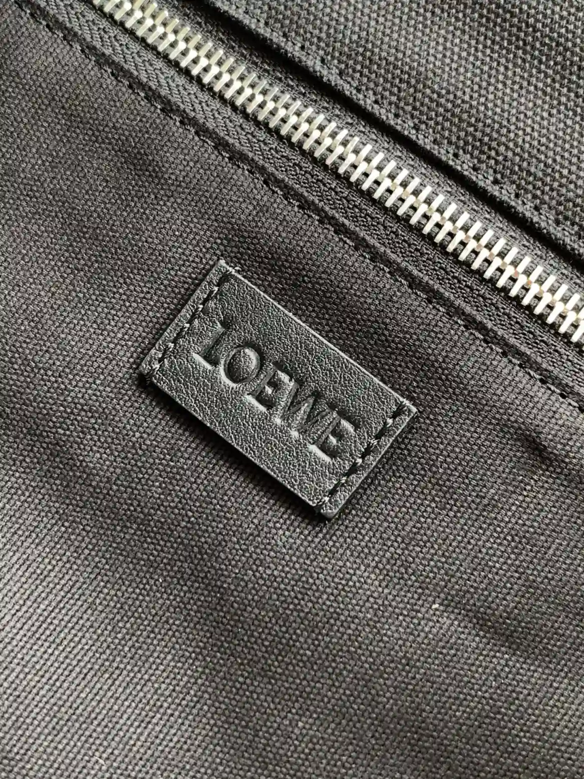 Loewe Flex Gold Canvas and Suede Crossbody Bag product photo from LabelPicks