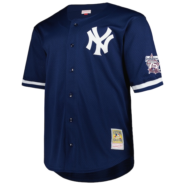 Derek Jeter New York Yankees  Big & Tall Cooperstown Collection Mesh Batting Practice Jersey - Navy