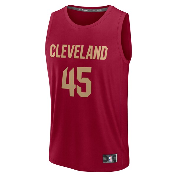Donovan Mitchell Cleveland Cavaliers  Fast Break Replica Player Jersey - Icon Edition - Wine