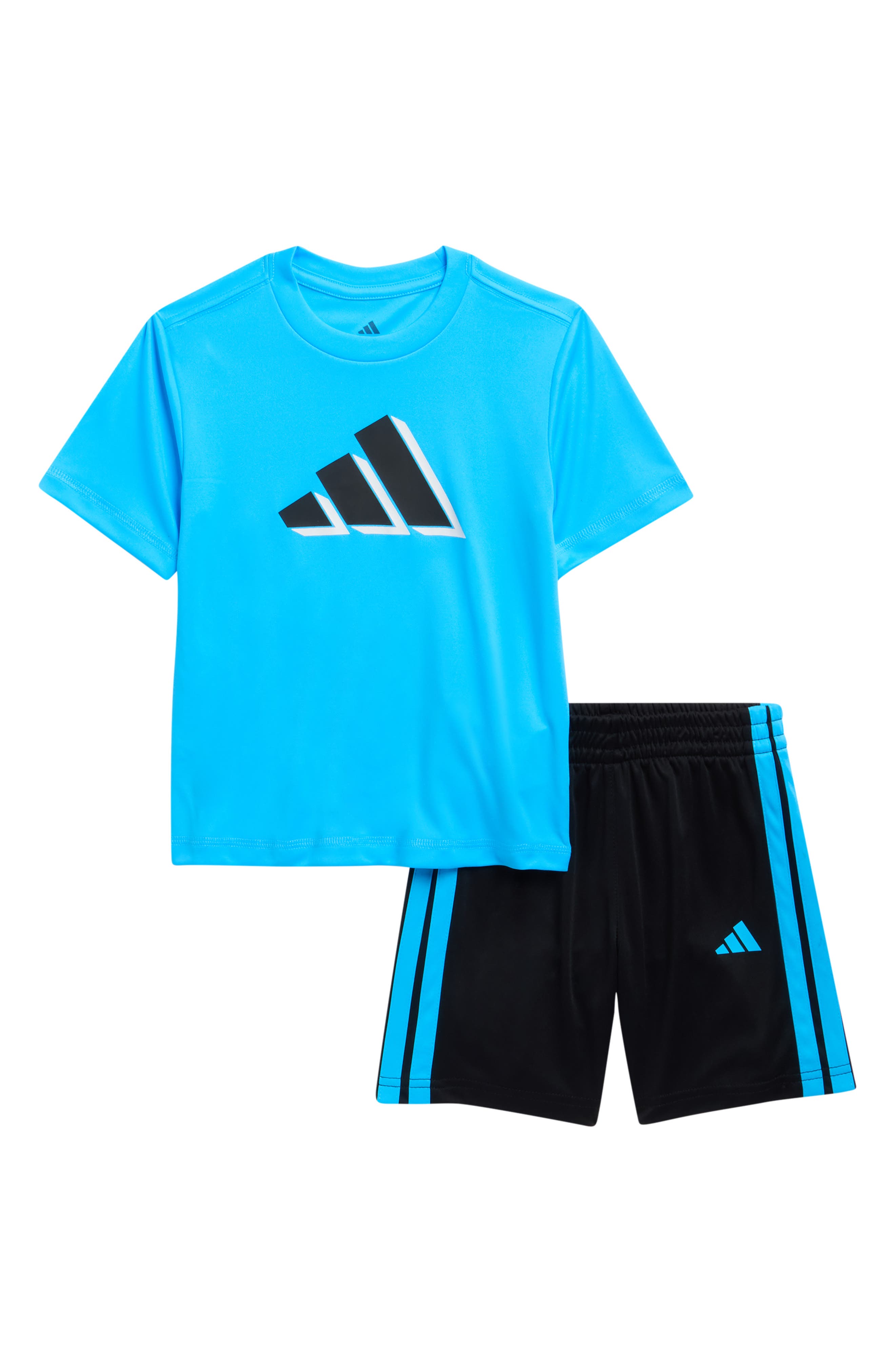 adidas Kids' Performance Graphic T-Shirt & Shorts Set