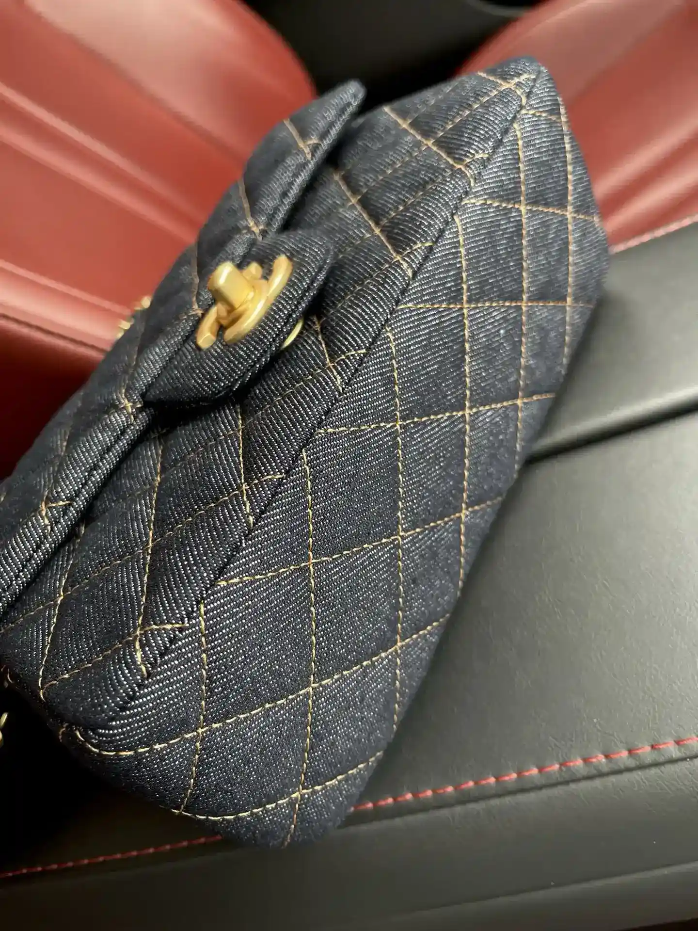 Chanel Classic Flap Navy Denim Shoulder Bag product photo from LabelPicks