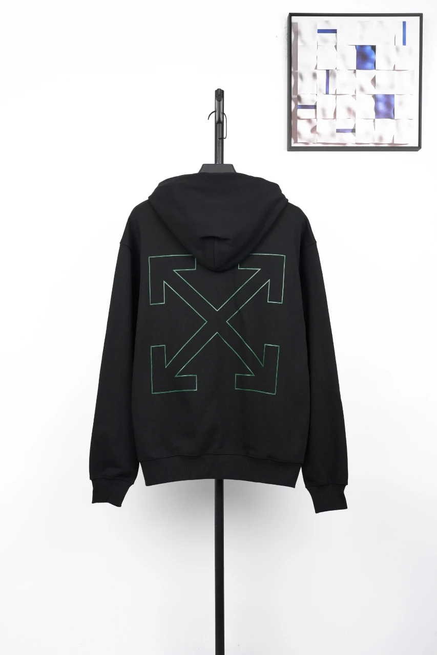 Off-White Black Dollar Arrow Graphic Hoodie product photo from LabelPicks