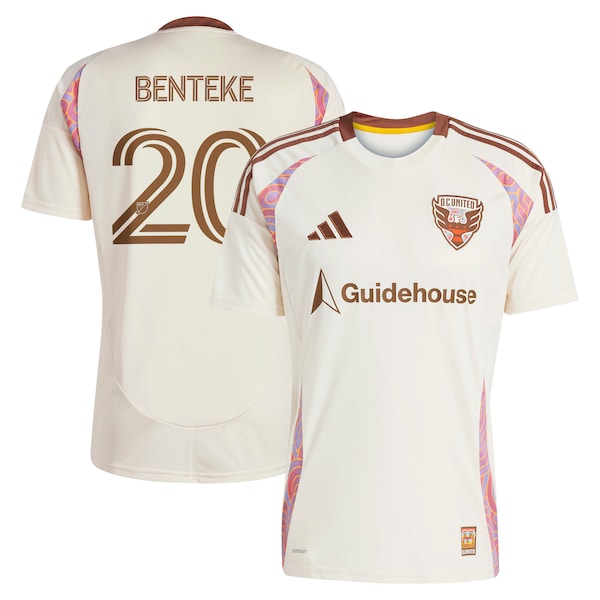 Christian Benteke D.C. United adidas 2025 The Soul Kit Replica Player Jersey - Natural
