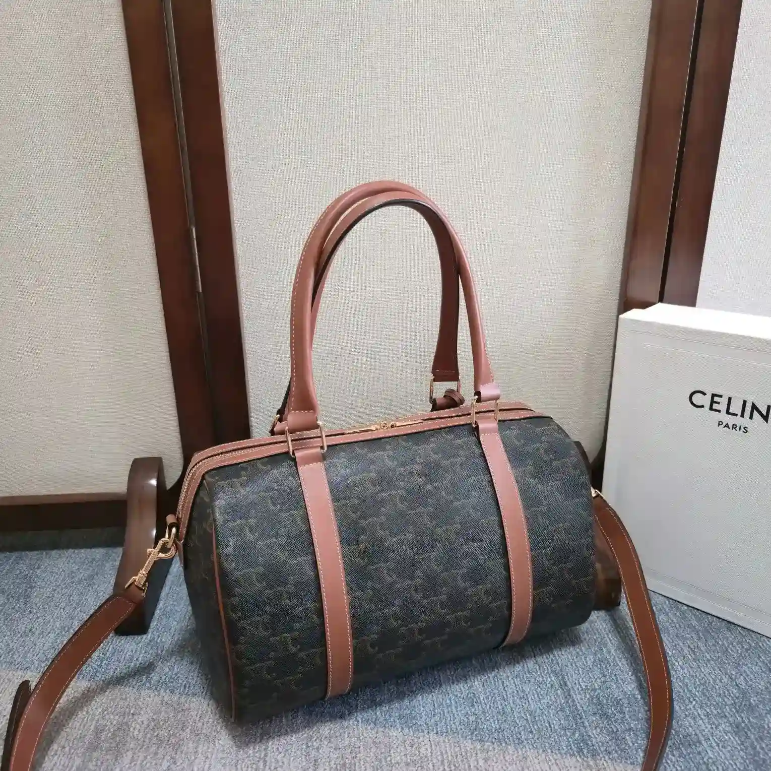 Celine Triomphe Canvas Top Handle Bag product photo from LabelPicks