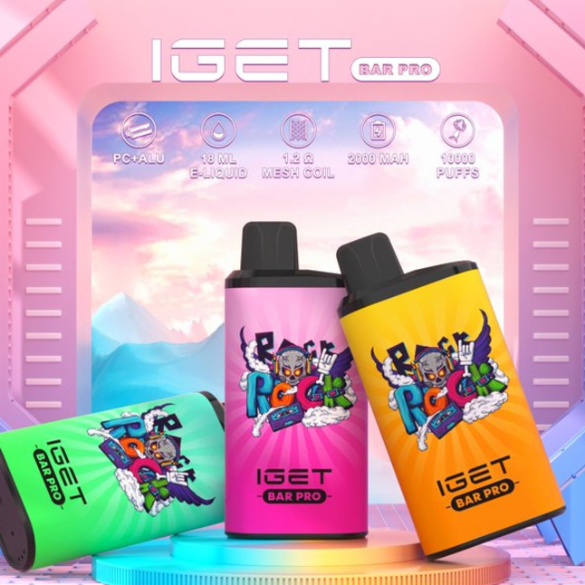 IGET BAR PRO 10000 Puffs - Flavor 26 【3-5 days】