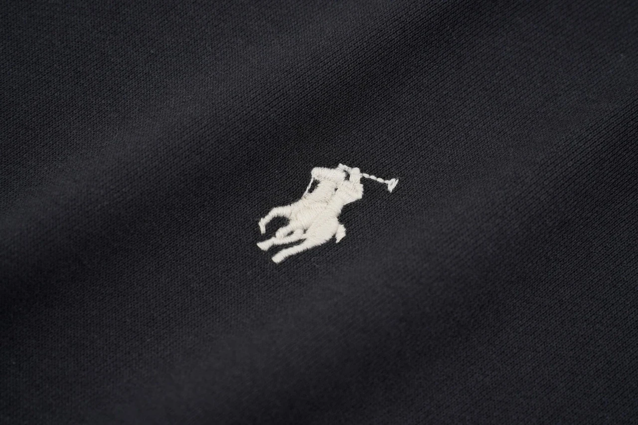 Ralph Lauren Black Pony Embroidered Mock Neck Sweatshirt product photo from LabelPicks