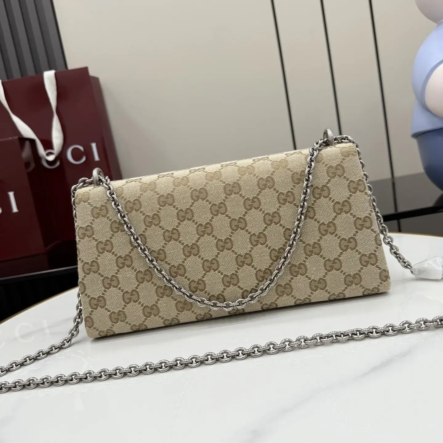 Gucci Brown Dionysus Suede Leather Shoulder Bag product photo from LabelPicks