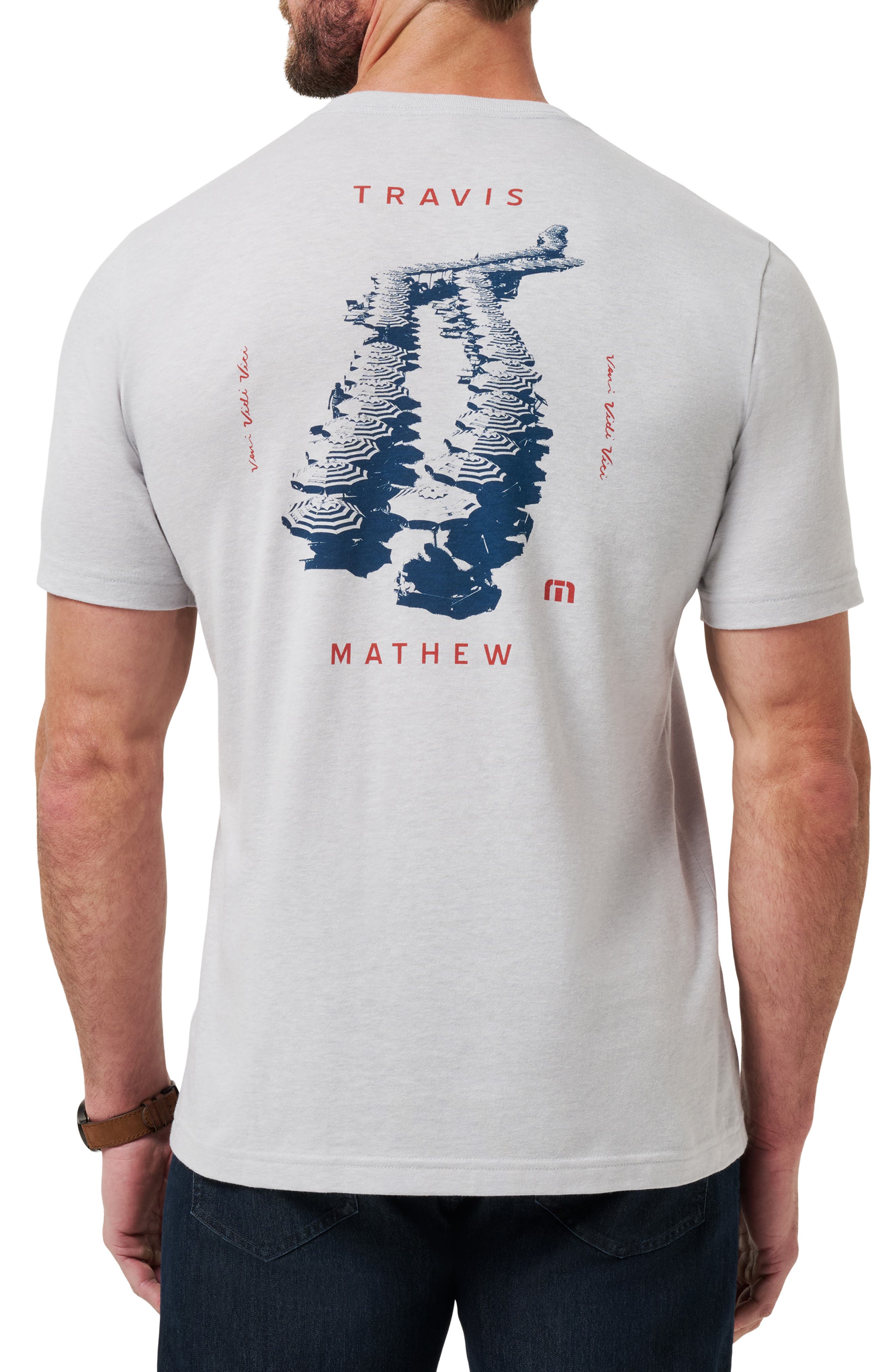 TravisMathew Travel Diary Cotton Graphic Pocket T-Shirt