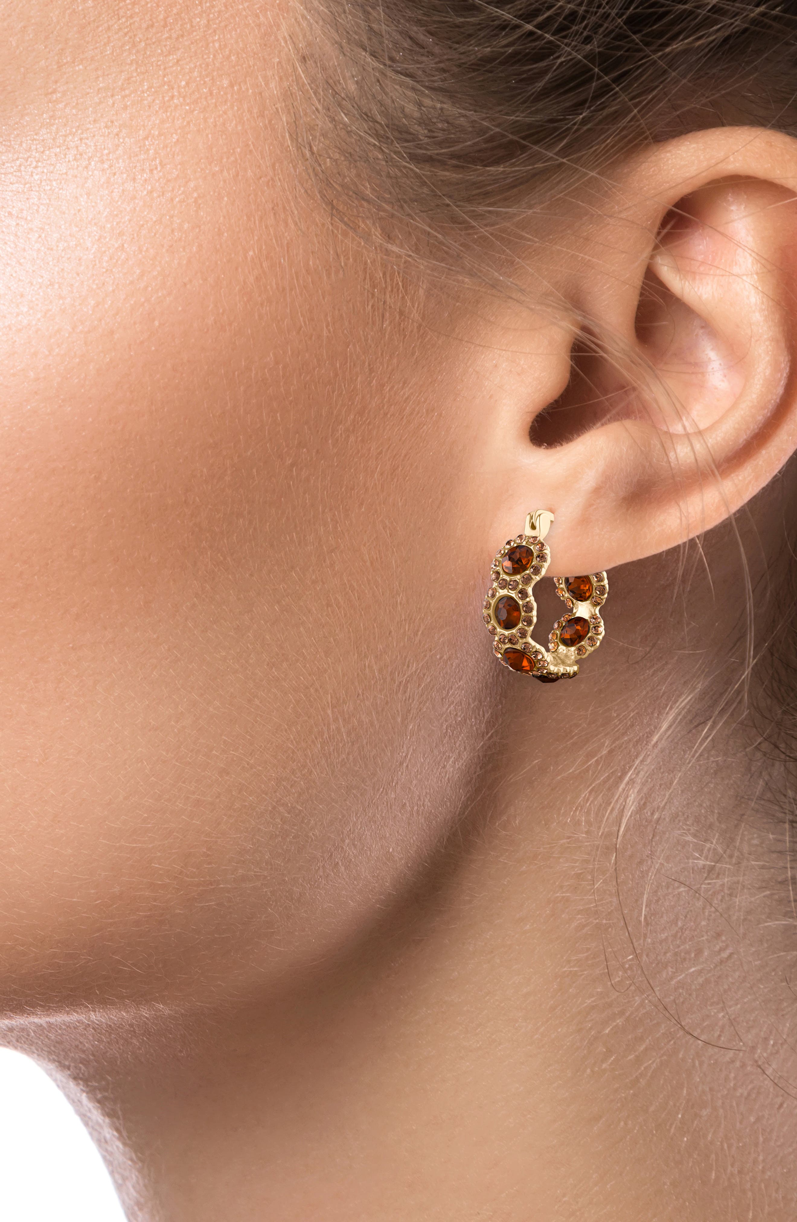 JARDIN Crystal Inside-Out Hoop Earrings (Nordstrom Exclusive)
