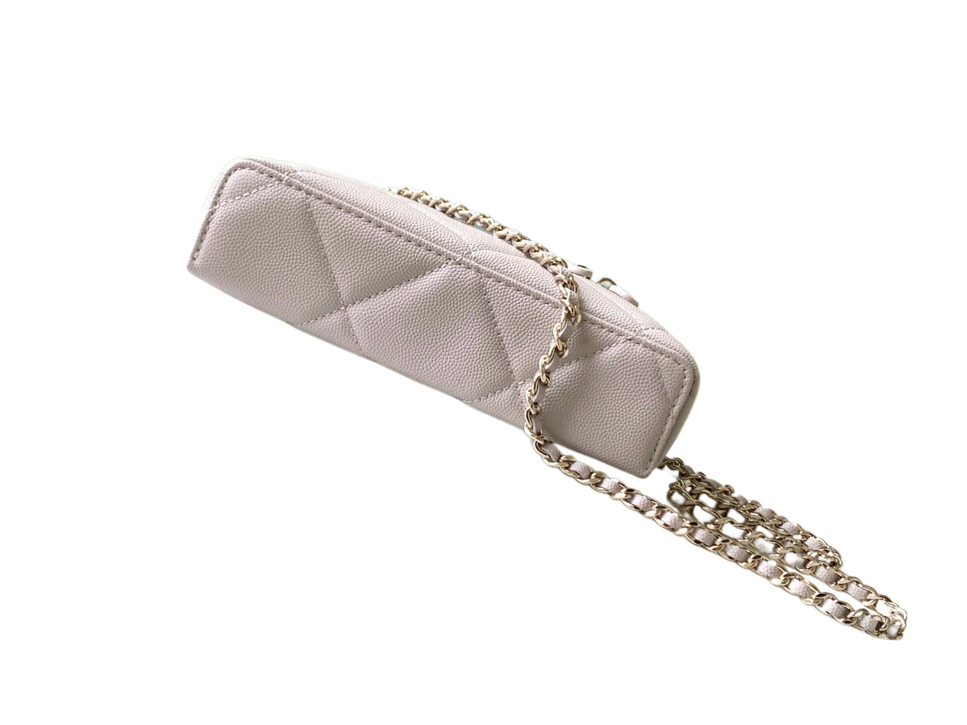 Chanel Grey Quilted Leather Top Handle Bag product photo from LabelPicks