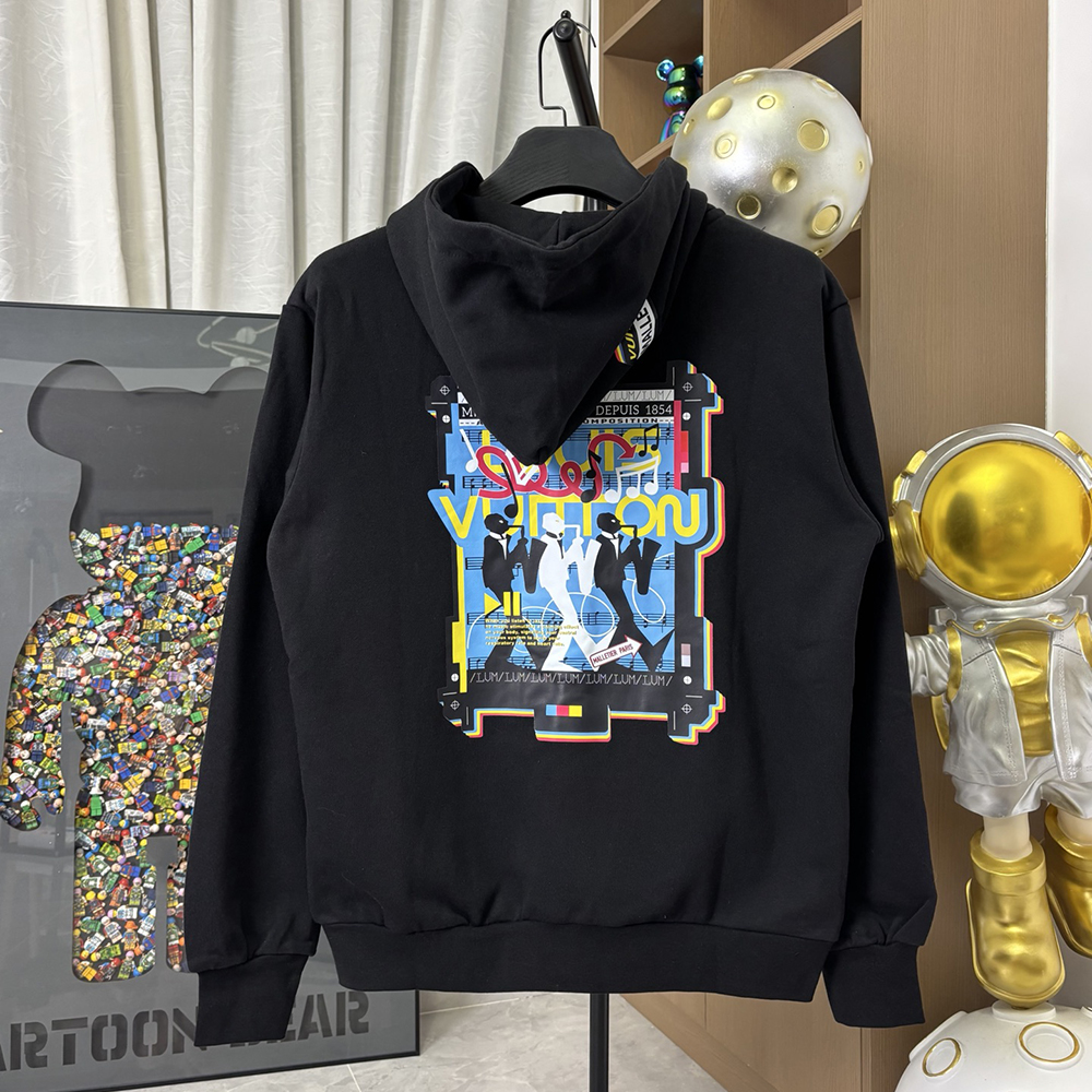 Street Print Long Sleeve Zipper Hoodies
