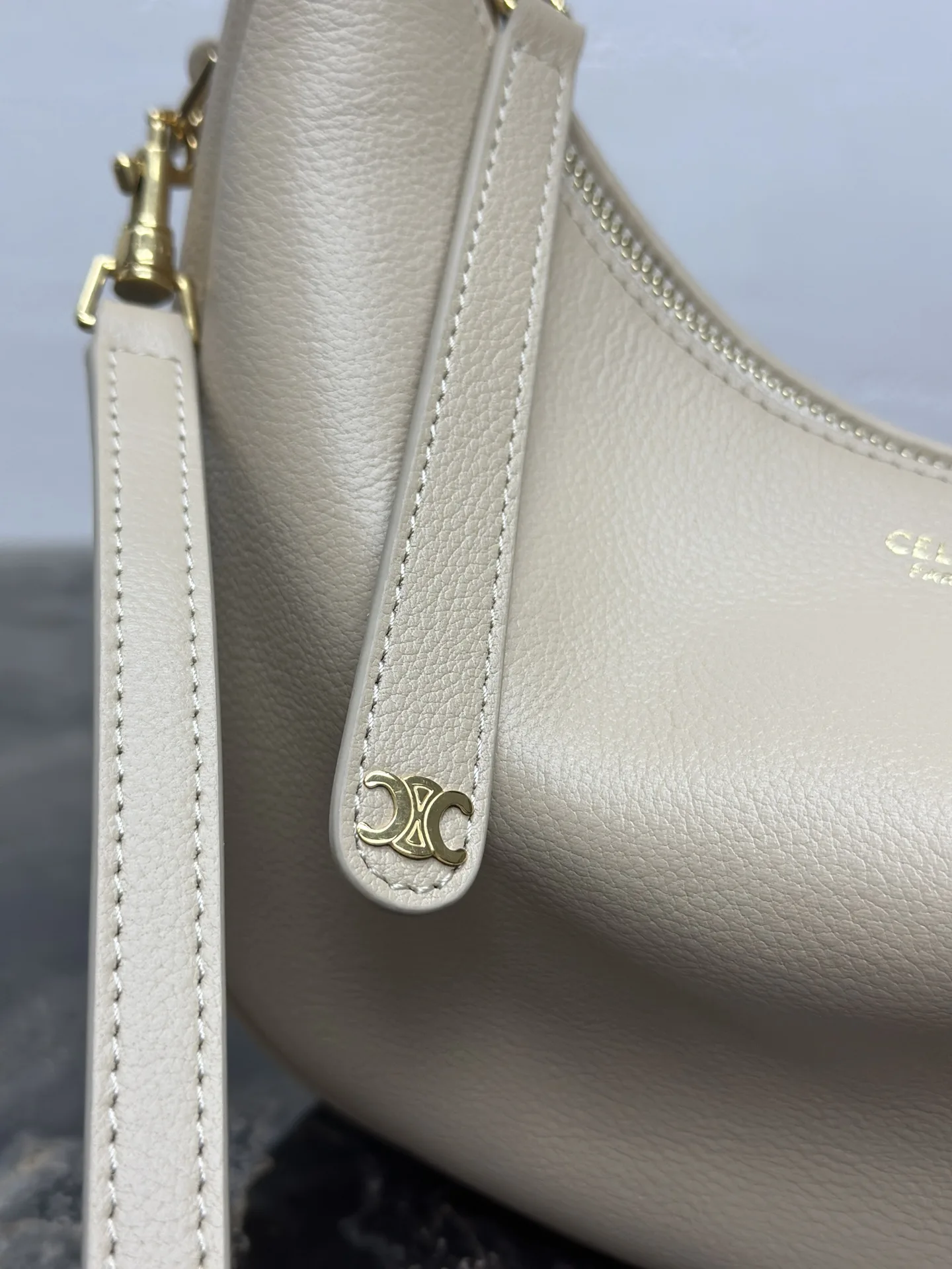 Celine Grained Leather Hobo Bag product photo from LabelPicks