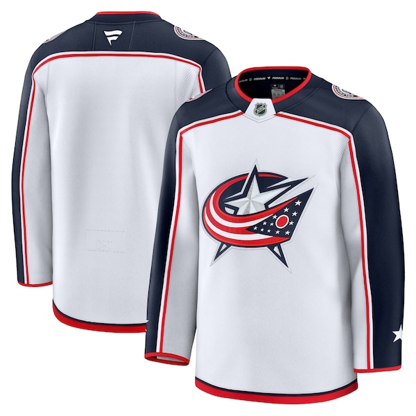 Columbus Blue Jackets  Away Premium Jersey - White/Navy