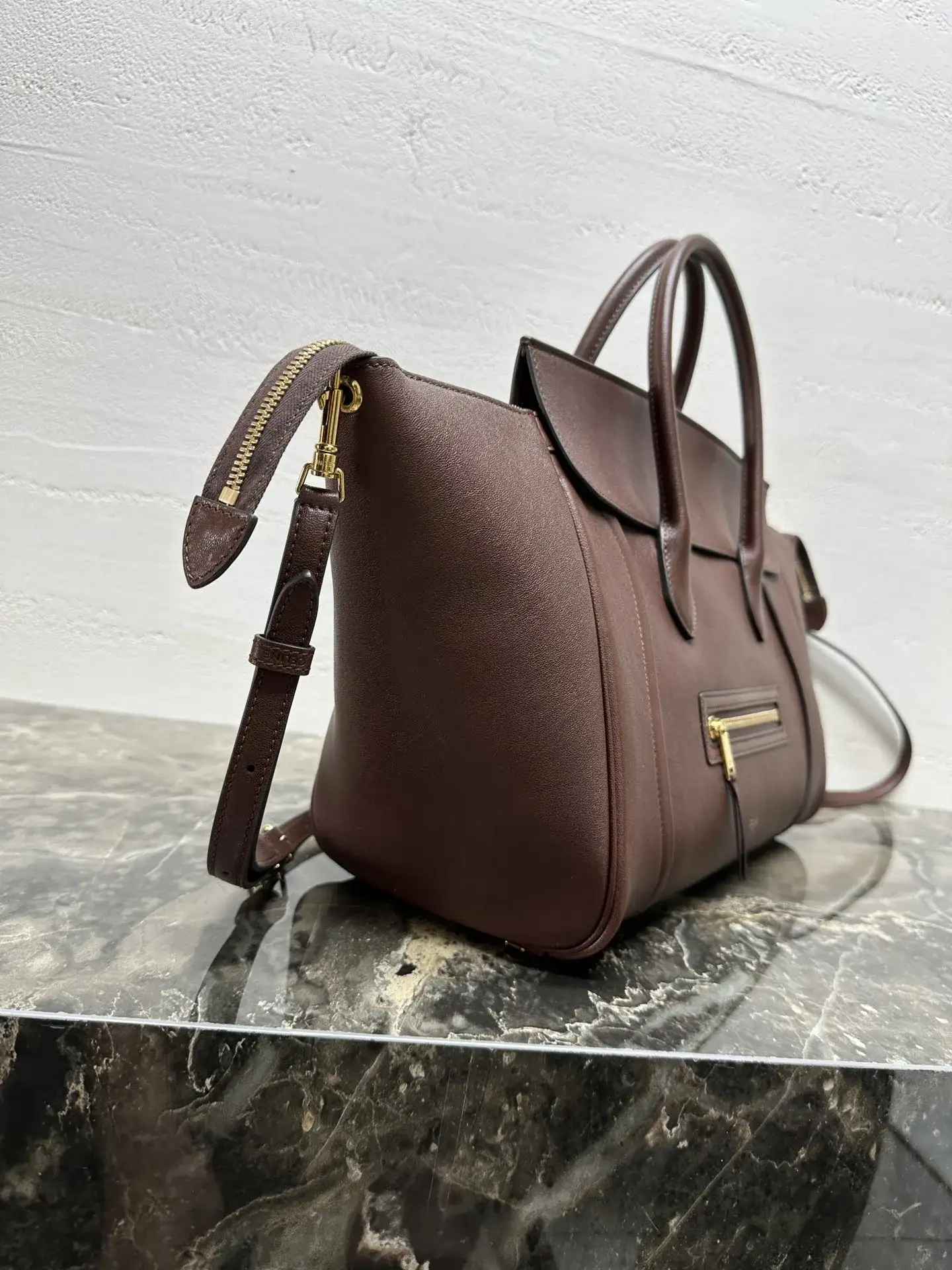 Celine Luggage Lambskin Top Handle Bag product photo from LabelPicks
