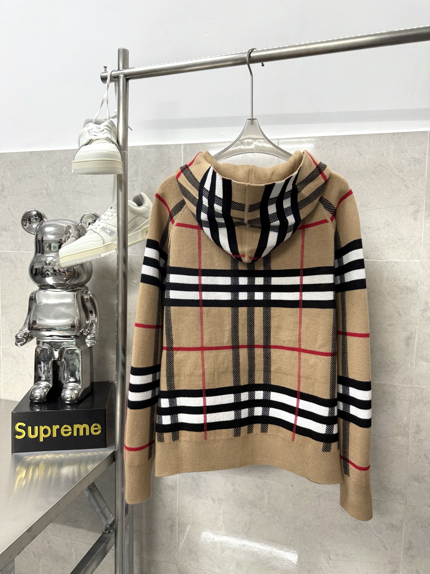 0910 New alphabet jacquard crew-neck sweater