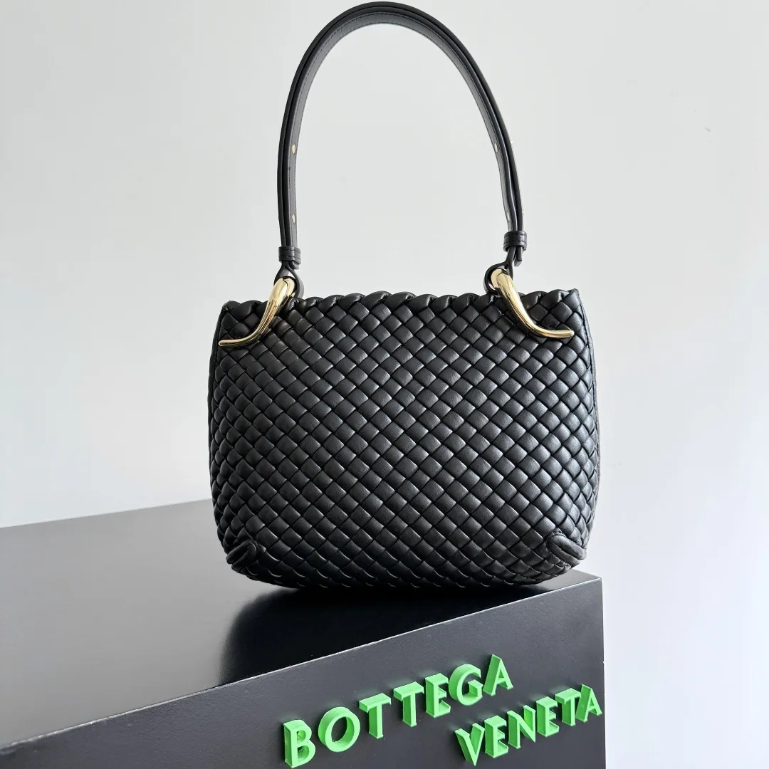 Bottega Veneta Intrecciato Woven Leather Shoulder Bag product photo from LabelPicks