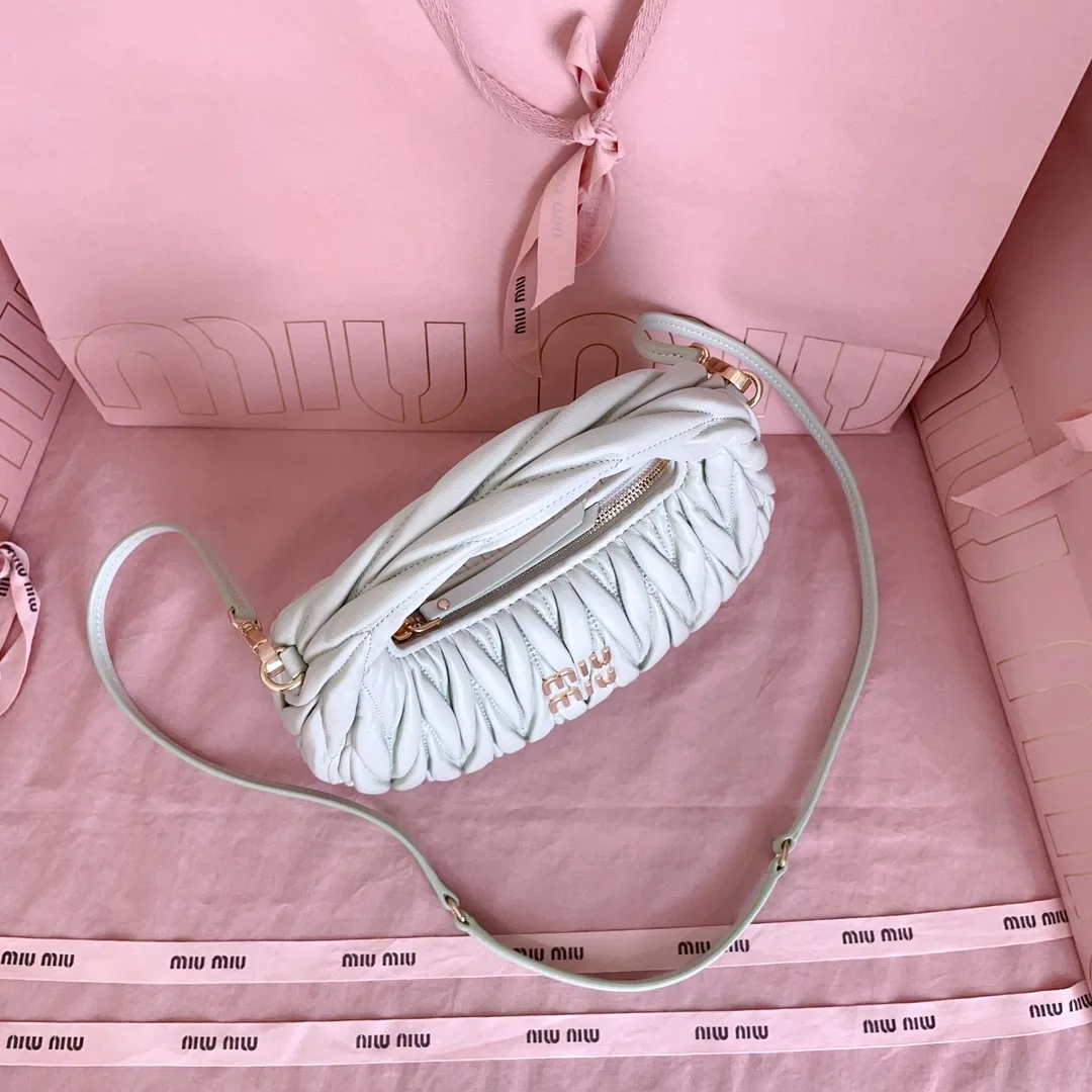 Miu Miu Matelasse Lambskin Shoulder Bag product photo from LabelPicks