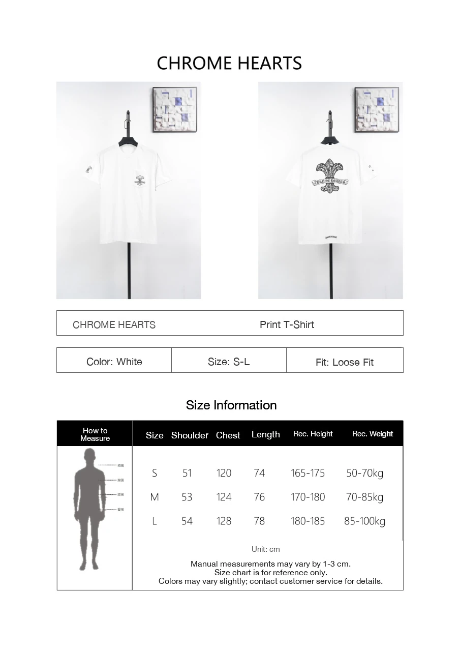 Chrome Hearts White Distressed Sanskrit Iris T-Shirt product photo from LabelPicks