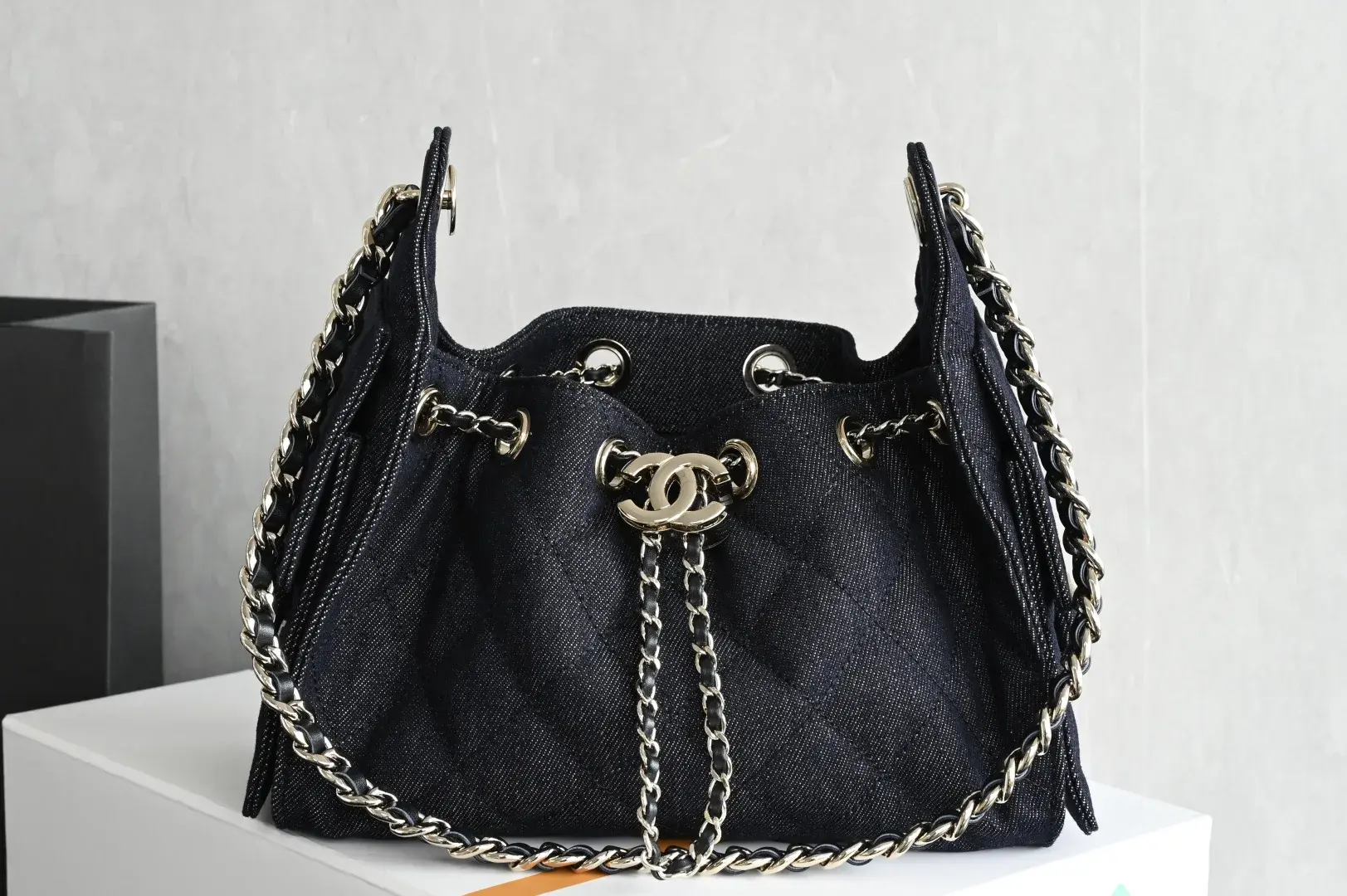 Chanel Denim Bucket Bag product photo from LabelPicks