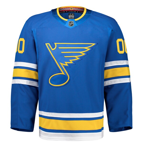 St. Louis Blues  Home Authentic Pro Custom Jersey - Blue