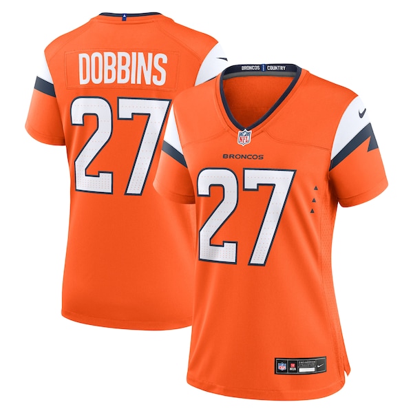 J.K. Dobbins Denver Broncos Nike Women's Team Game Jersey -  Orange