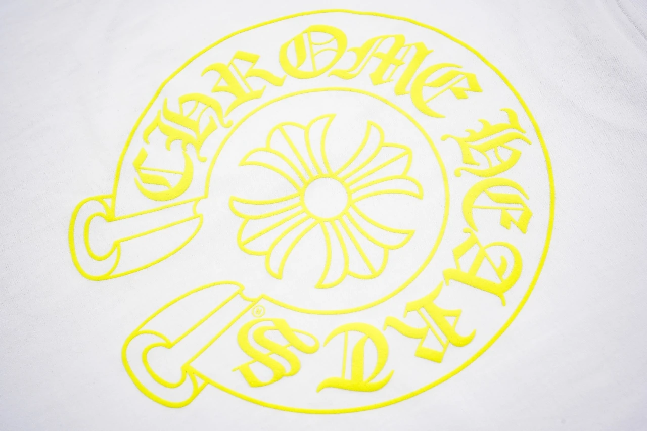 Chrome Hearts White Yellow Sanskrit Pocket T-Shirt product photo from LabelPicks