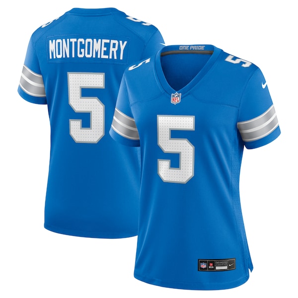 David Montgomery Detroit Lions Nike Women's Team Game Jersey -  Blue