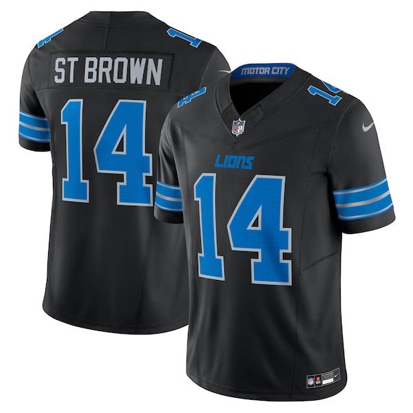 Amon-Ra St. Brown Detroit Lions Nike 2nd Alternate Vapor F.U.S.E. Limited Jersey - Black