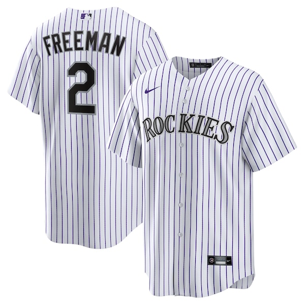 Tyler Freeman Colorado Rockies Nike  Youth Home Replica Jersey - White