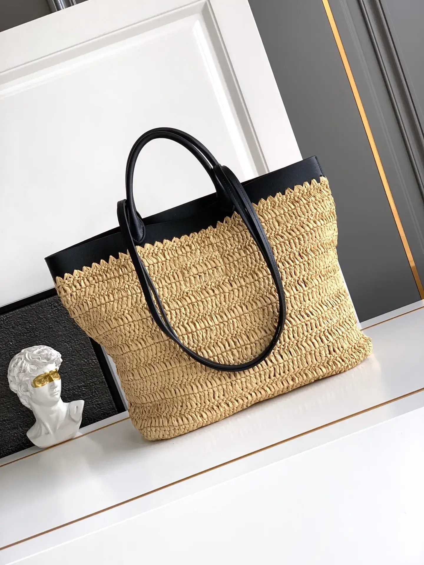 Prada Straw Woven Tote Bag product photo from LabelPicks