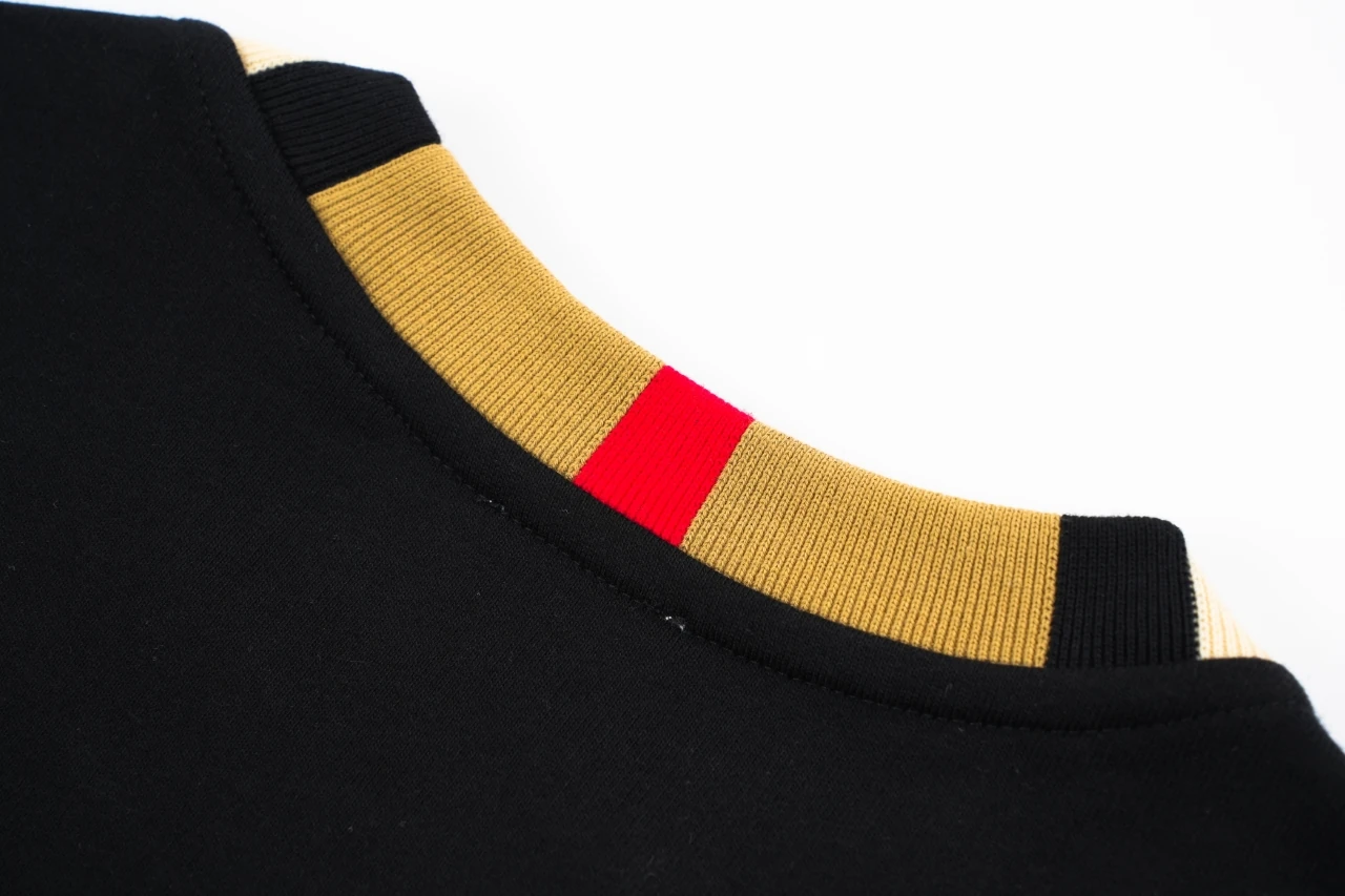 Burberry Black Check Panel Crewneck Sweatshirt product photo from LabelPicks