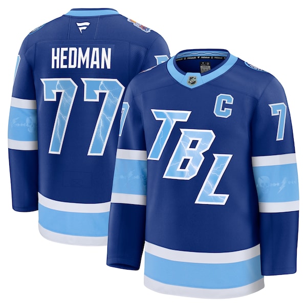 Victor Hedman Tampa Bay Lightning  2026 NHL Stadium Series Premium Jersey - Blue