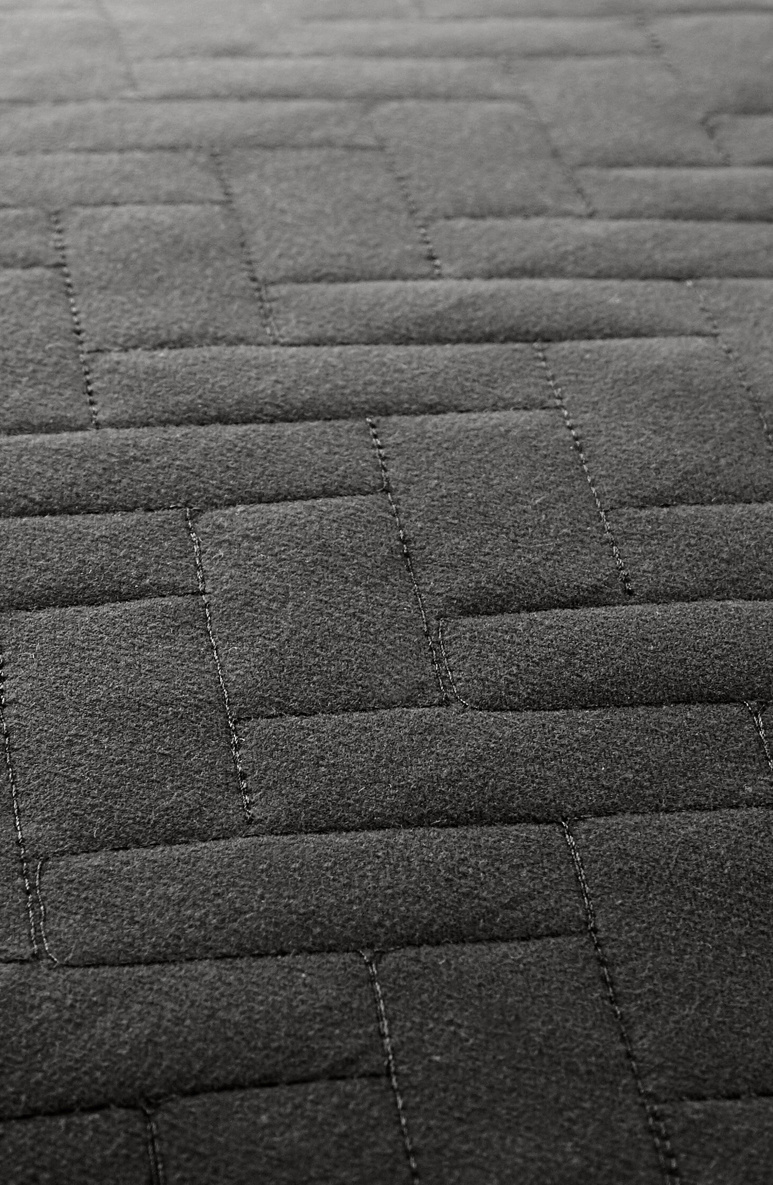HOMESPUN All Season Herringbone Stitch Down Alternative Quilt & Sham Set