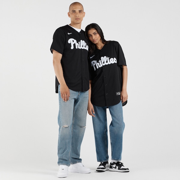 Bryce Harper Philadelphia Phillies Nike Lights Out Replica Player Jersey - Black