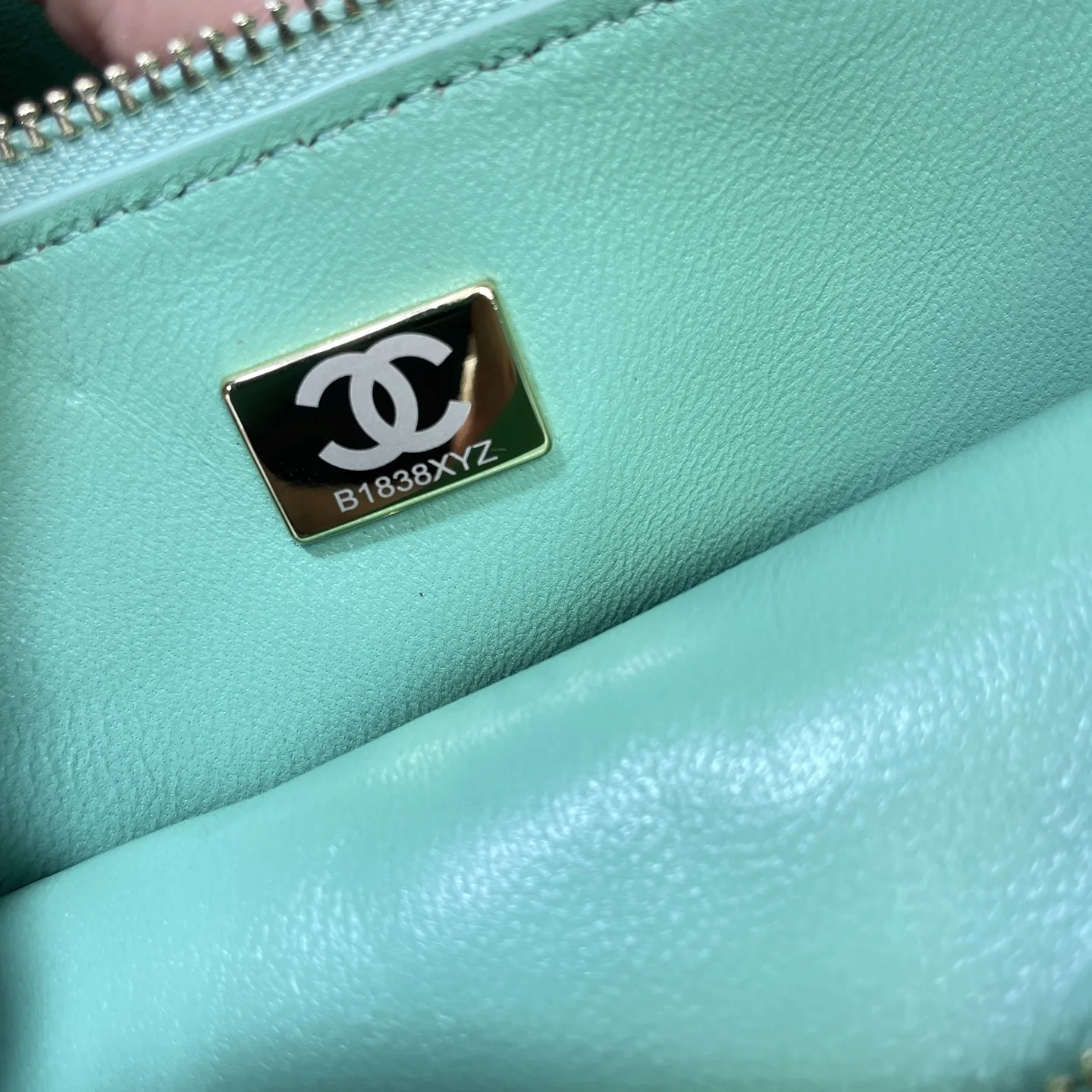 Chanel Classic Flap Green Grained Leather Shoulder Bag product photo from LabelPicks