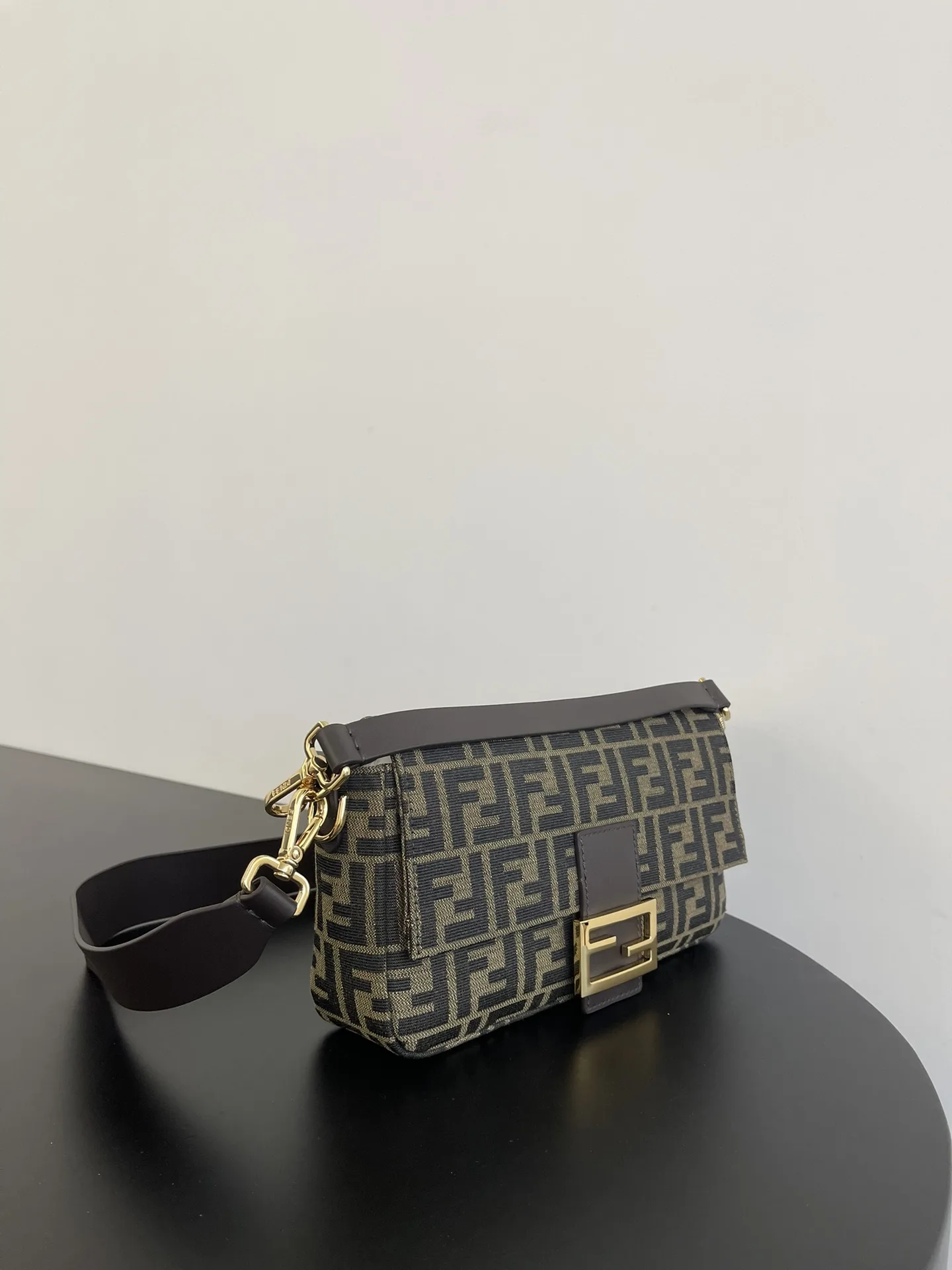 Fendi Baguette Monogram Canvas Shoulder Bag product photo from LabelPicks