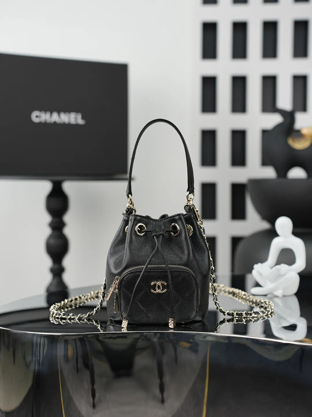 Chanel Quilted Leather Bucket Bag product photo from LabelPicks