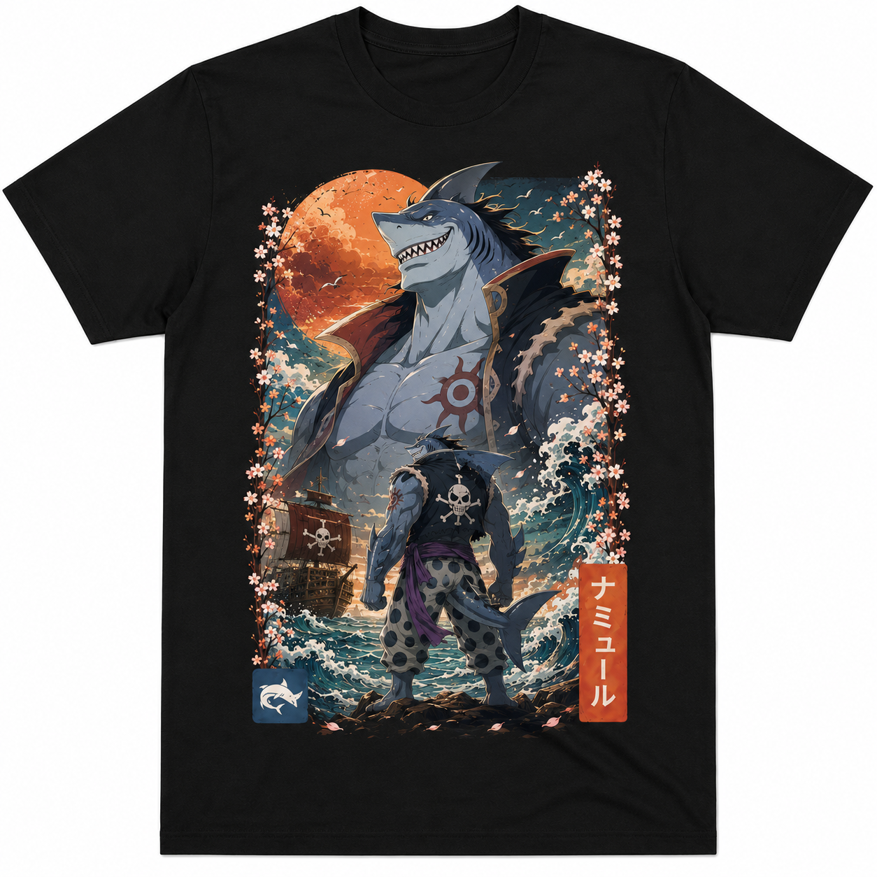 Remera Anime Namur One Piece Manga Corta