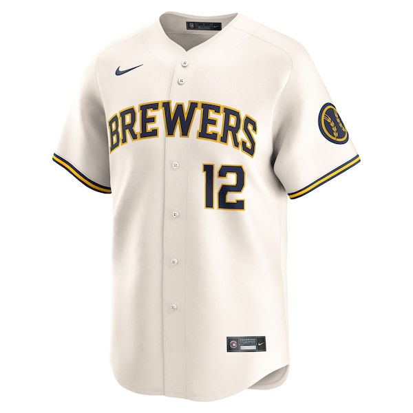 Rhys Hoskins Milwaukee Brewers Nike Home Limited Player Jersey - Cream