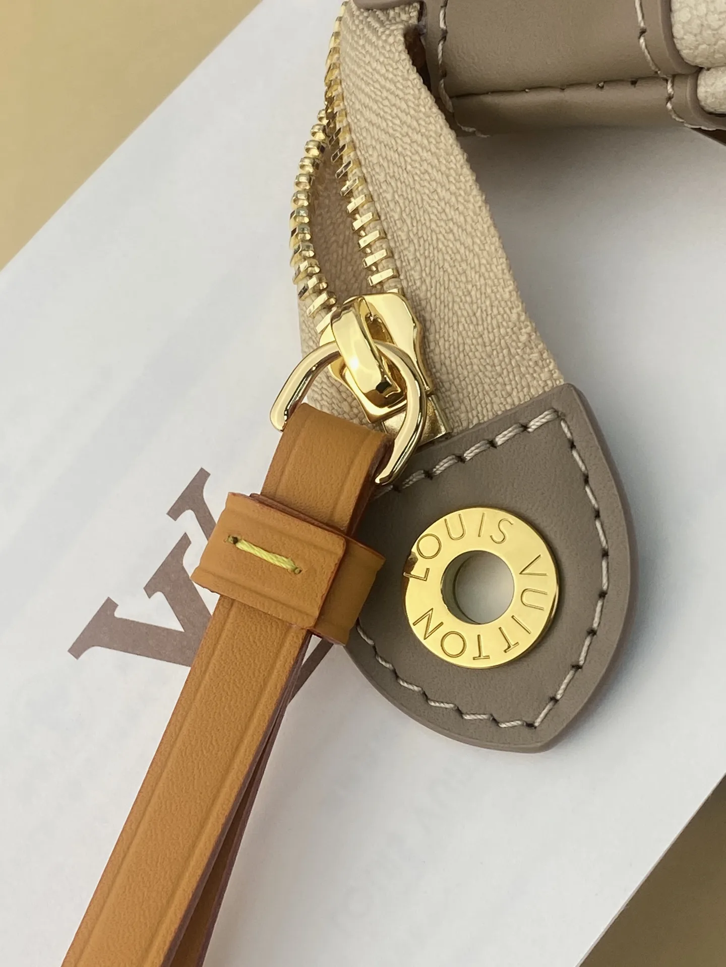 Louis Vuitton Red Pochette Canvas and Leather Clutch product photo from LabelPicks