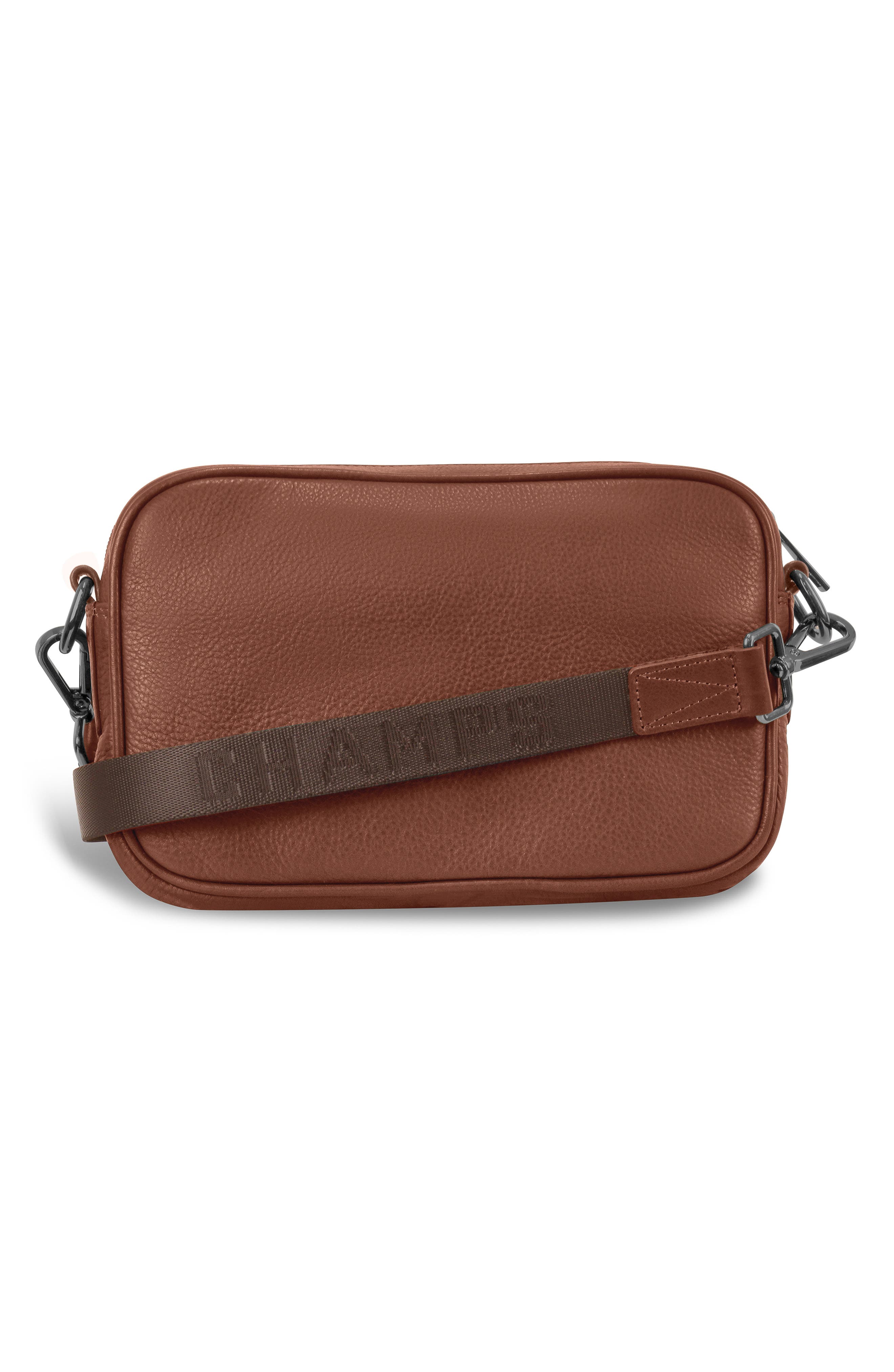 CHAMPS Onyx Leather Camera Bag