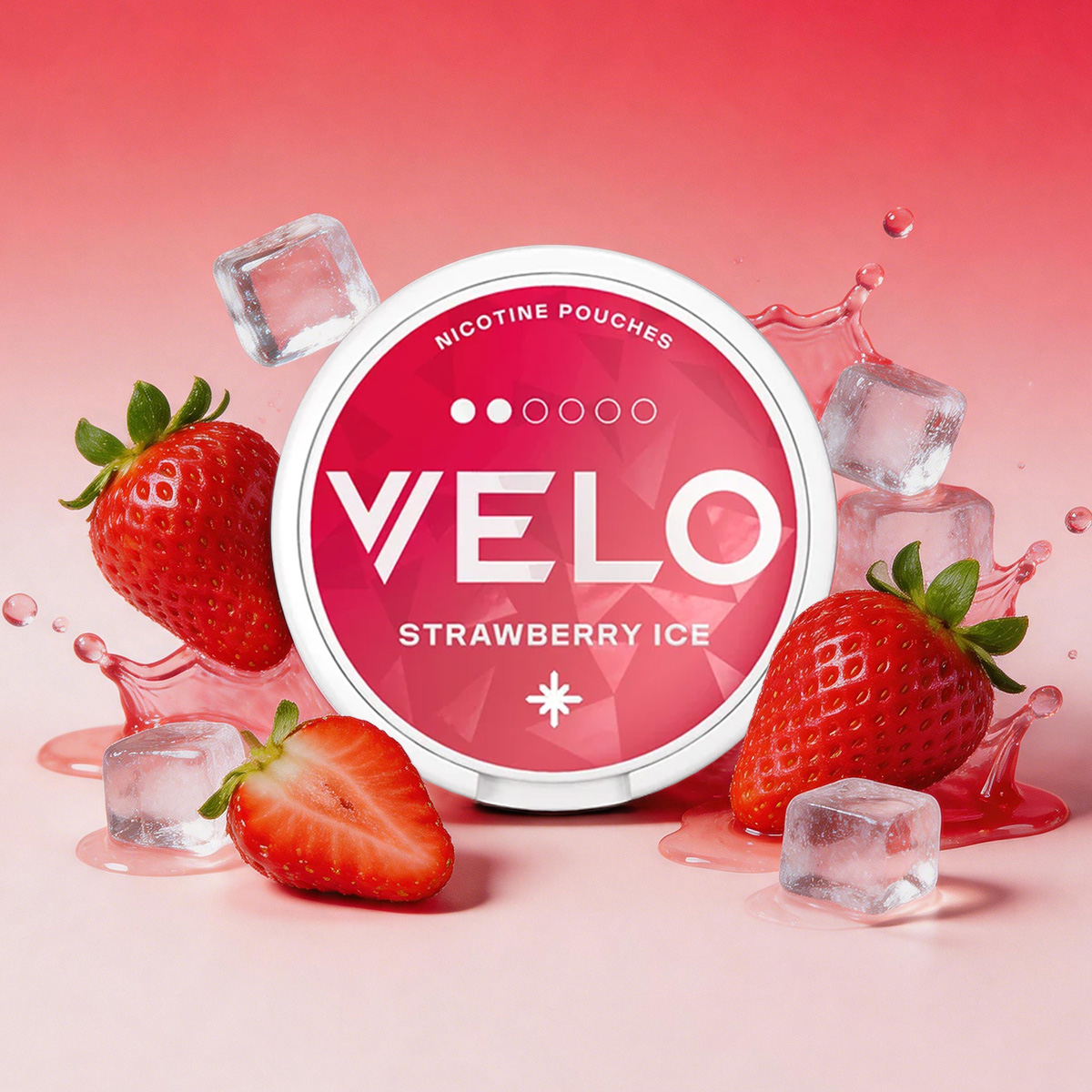 Velo Strawberry Ice 6mg（15 bags/can）
