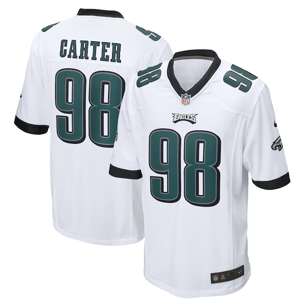 Jalen Carter Philadelphia Eagles Nike  Game Jersey -  White/Black