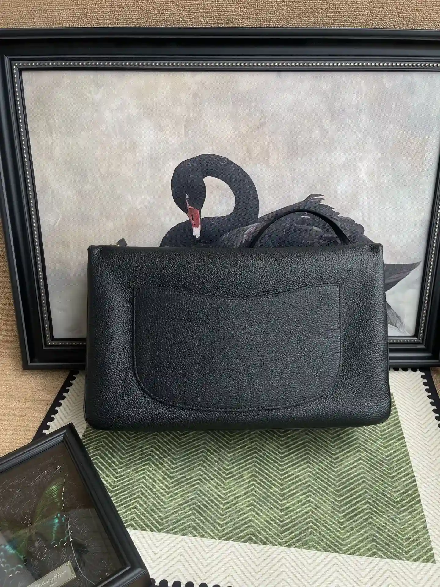 Chanel Classic Flap Grained Leather Top Handle Bag product photo from LabelPicks