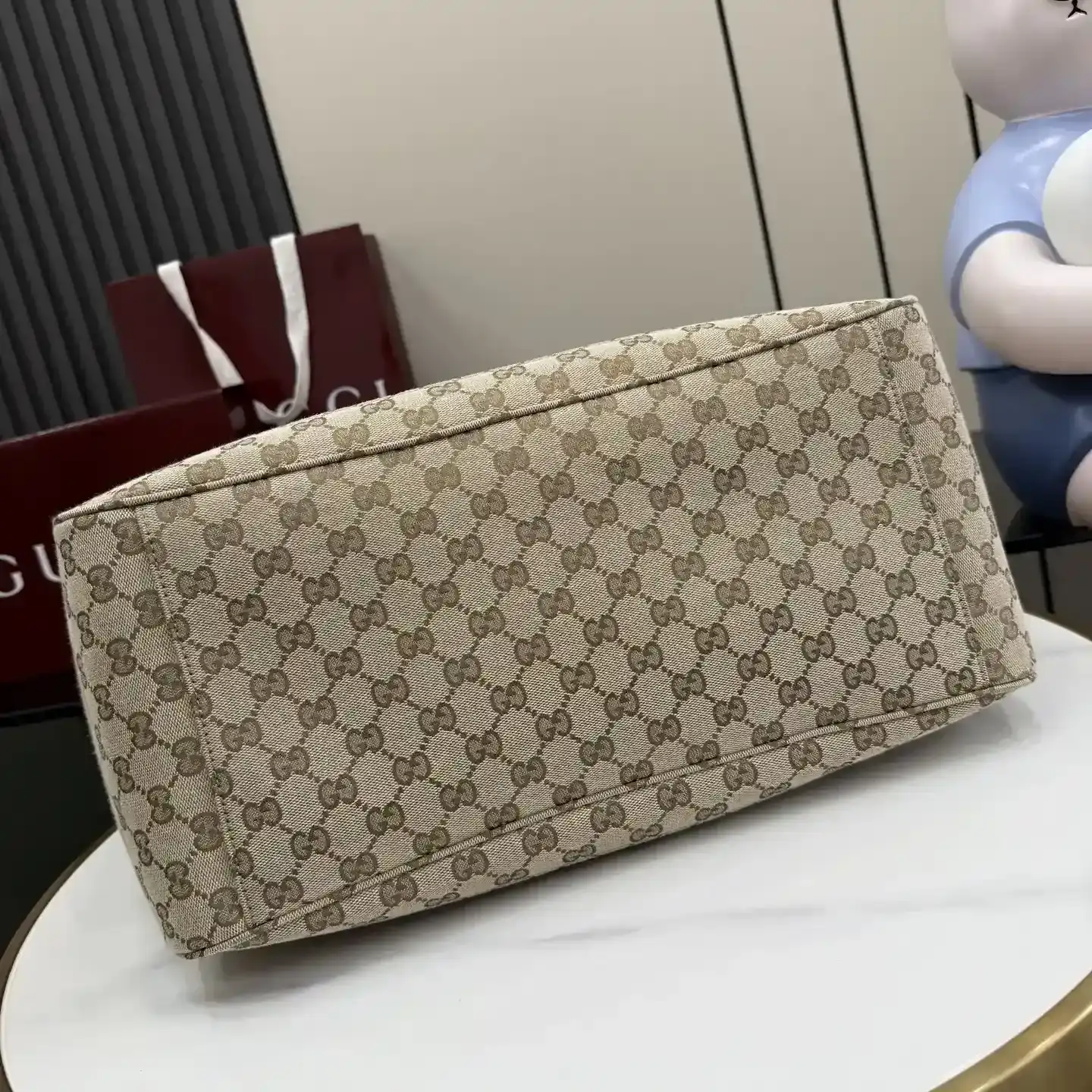 Gucci Brown Quilted Leather Tote Bag product photo from LabelPicks