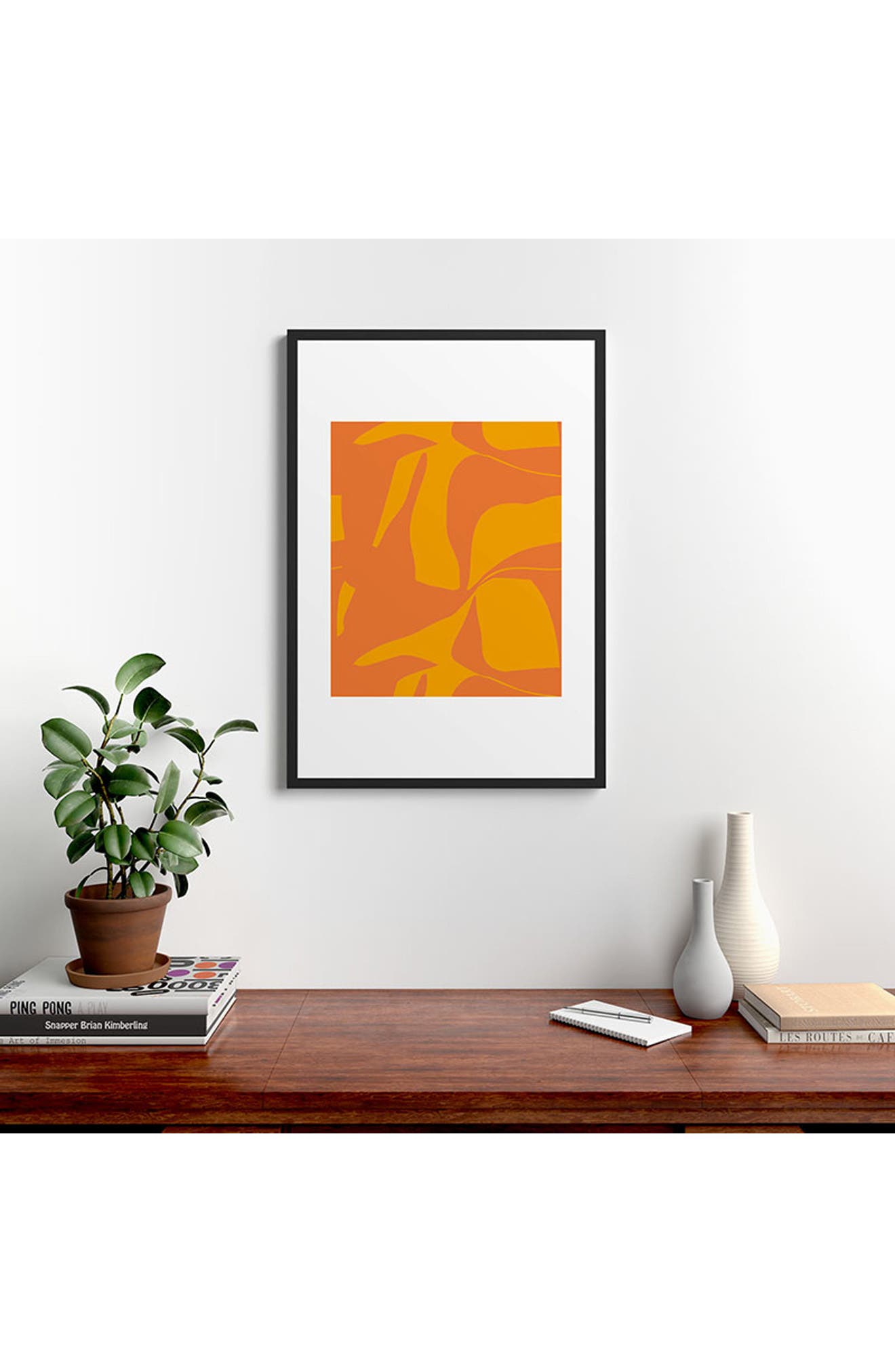 Deny Designs 'Delta' by Camilla Foss Framed Wall Art