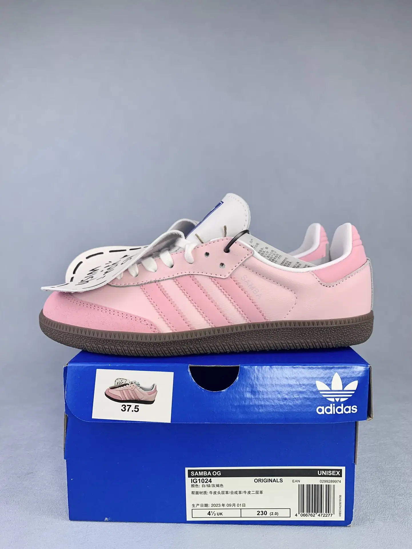 adidas Samba OG Peach Princess Custom Shoes product photo from LabelPicks