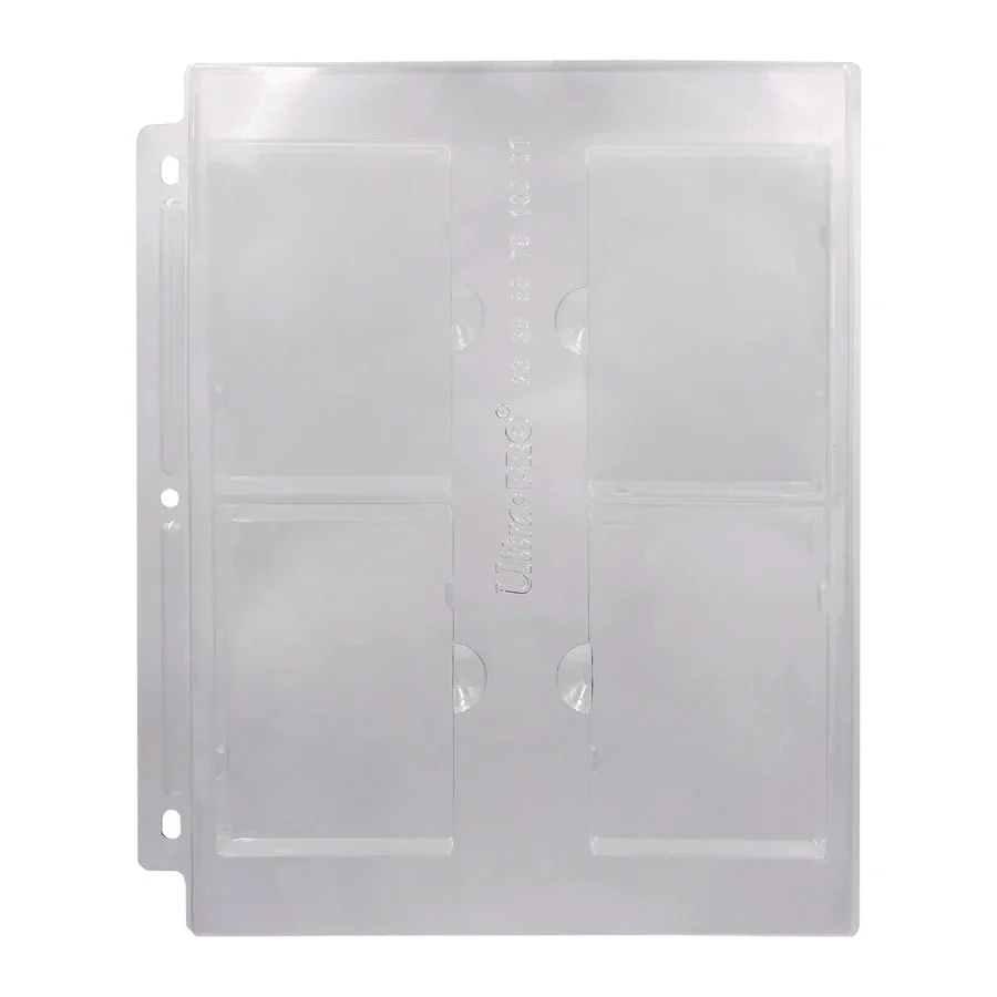 Ultra Pro Page For One-Touch Card Holders | Rigid Design | Lock-In Tabs, Single Page