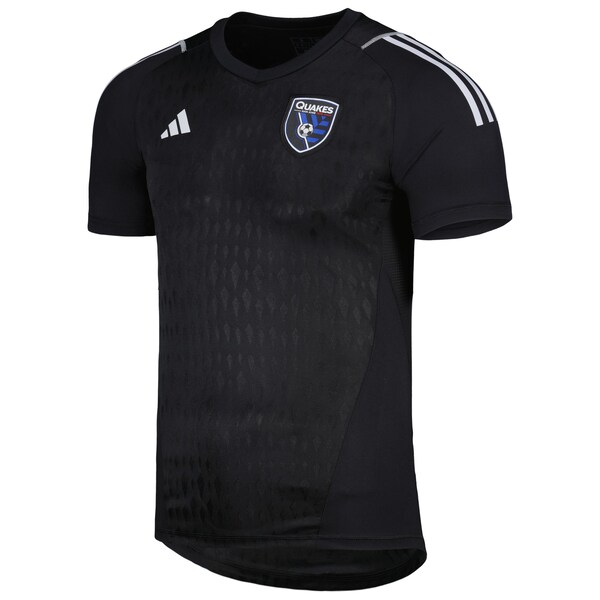 San Jose Earthquakes adidas 2024 Replica Goalkeeper Jersey - Black