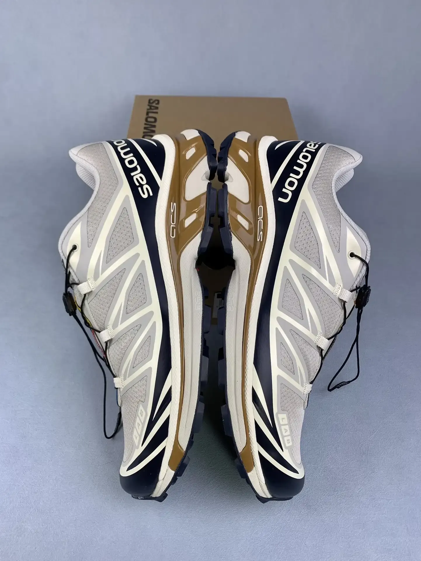 Salomon XT-6 “Lunar Rock Dark Sapphire” Shoes product photo from LabelPicks